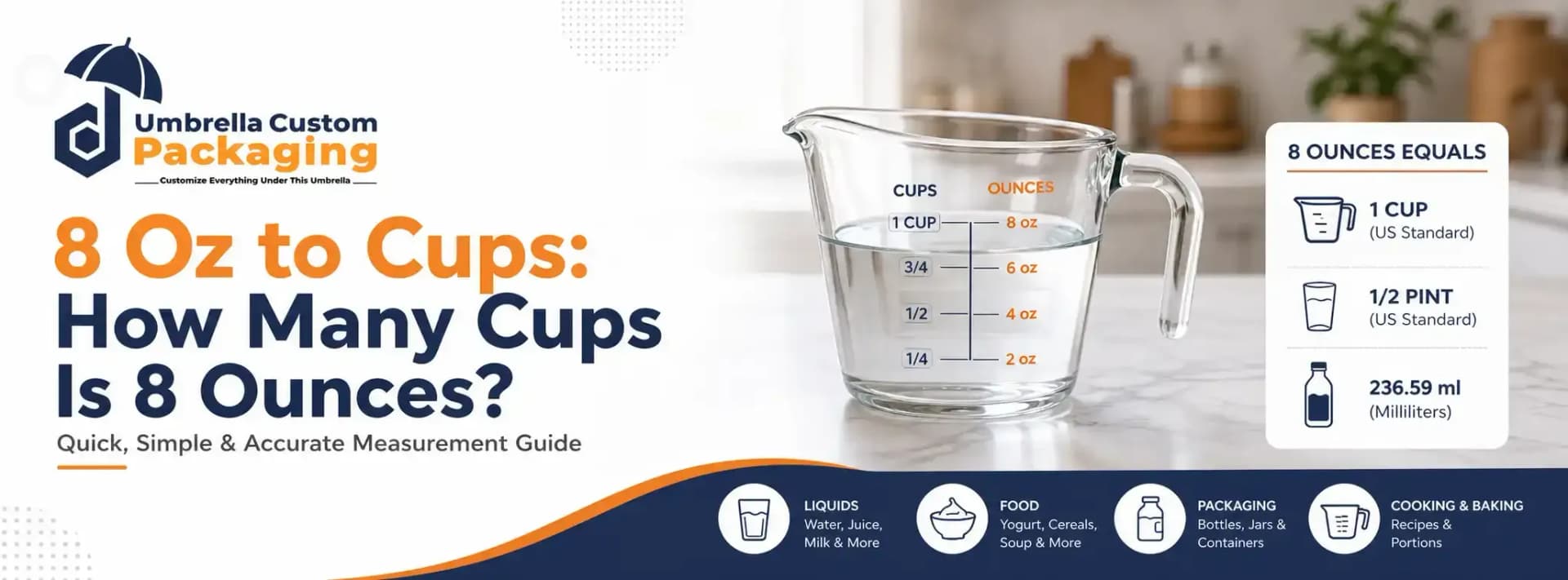 8 Oz to Cups How Many Cups Is 8 Ounces