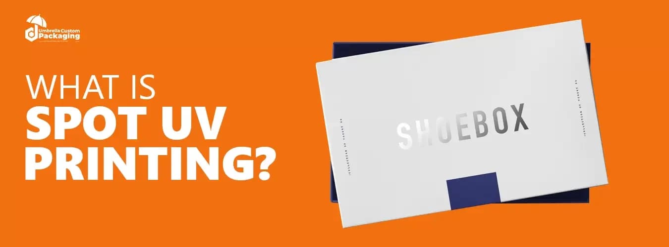 A visual representation explaining Spot UV printing highlighting its unique finish and applications in graphic design