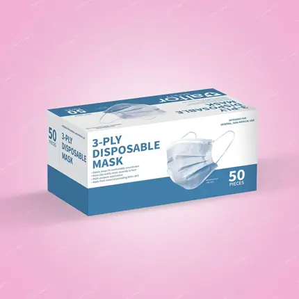 3 Ply Face Mask Box
