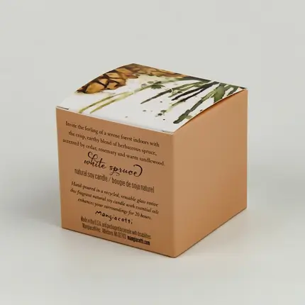 Biodegradable Candle Packaging Boxes Wholesale