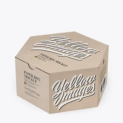 Cardboard Hexagonal Packaging Boxes