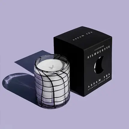 Custom Candle Boxes With Window Wholesale