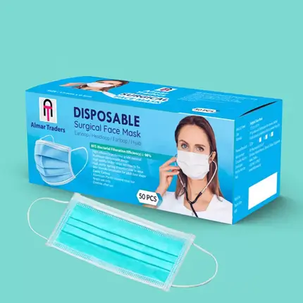 Custom Cardboard Face Mask Box