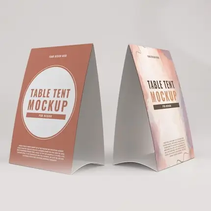 Custom Cardboard Table Tent