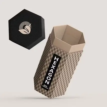 Custom Hexagonal Gift Boxes