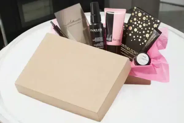 Custom packaging example