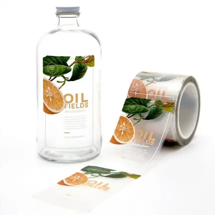 Custom Roll Packaging Labels