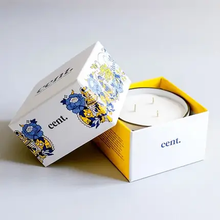 Custom Two Piece Candle Boxes