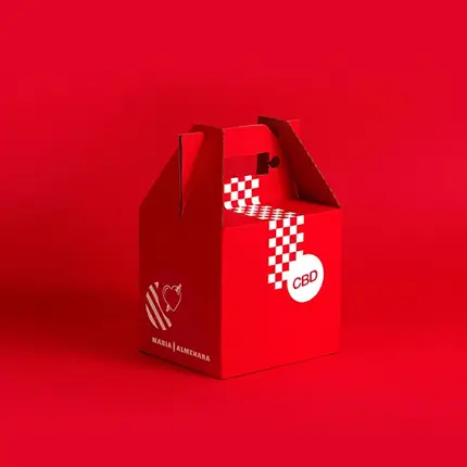 Customized Cbd Gable Boxes