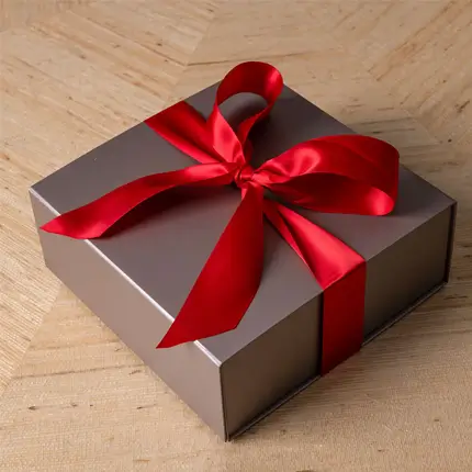Customized Chocolate Box With Ribbon