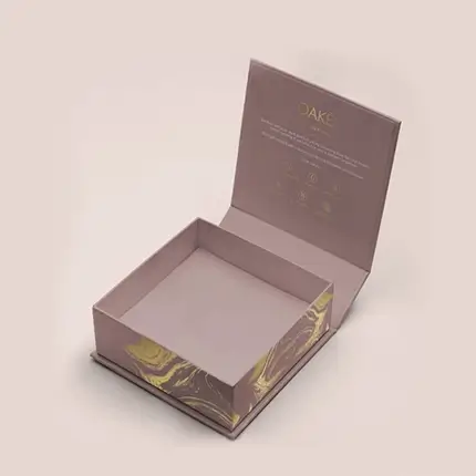 Customized Flip Top Rigid Boxes