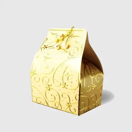 Gold Foiled Gable Box