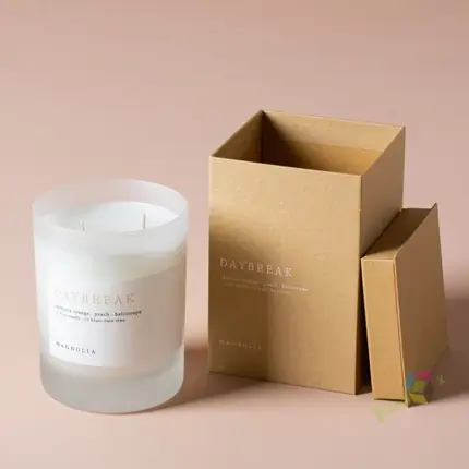 Kraft Candle Boxes Wholesale