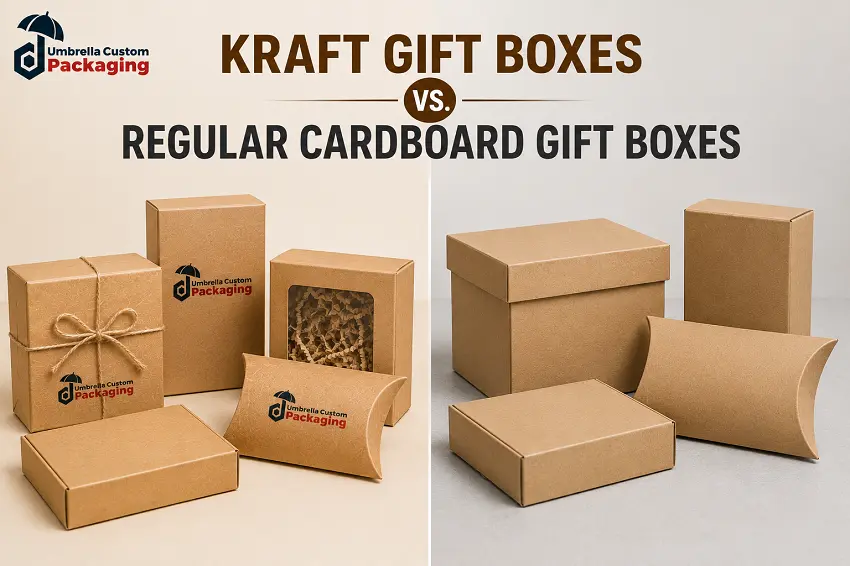 Kraft Gift Boxes vs Regular Cardboard Gift Boxes