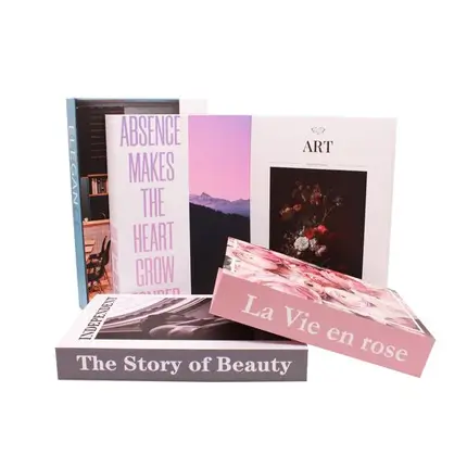 Personalized Cardboard Bookend Boxes