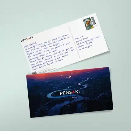 Postcards With Logo