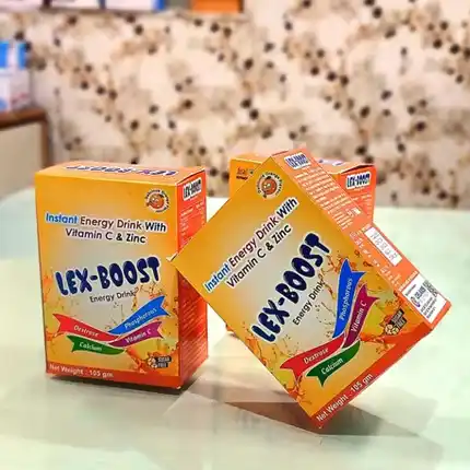 Printed Energy Drink Box Packaging
