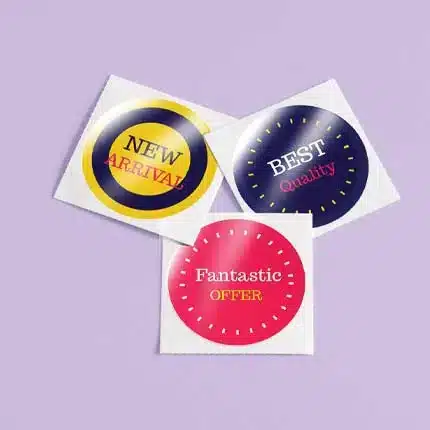 Vinyl Stickers Labels