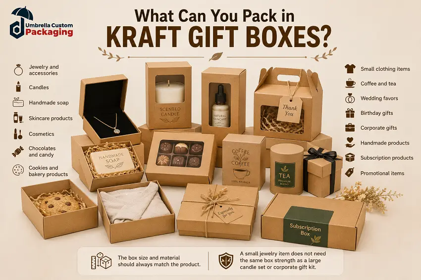 What Can You Pack in Kraft Gift Boxes
