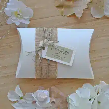 White Pillow Boxes Bulk
