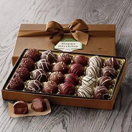 Chocolate Box With Ribbon