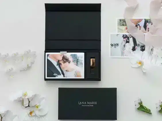 Black Linen Boxes