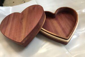 Custom heart-shaped boxes