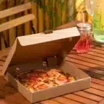 Brown Pizza Boxes