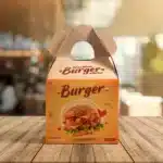 Custom Printed Kraft Burger Boxes