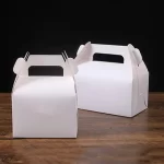 Custom White Gable Boxes