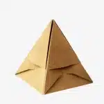 Die Cut Triangular Box