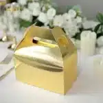 Gold Foiled Gable Boxes