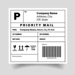 Printed Shipping Labels