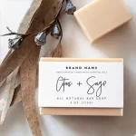 Soap Bar Packaging Labels