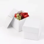 White Two Piece Boxes Wholesale