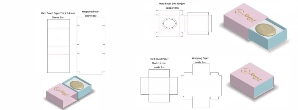 A Die-Cut Template Featuring Two Boxes, Each Containing a Coin Inside, Designed For Crafting Or Design Purposes.