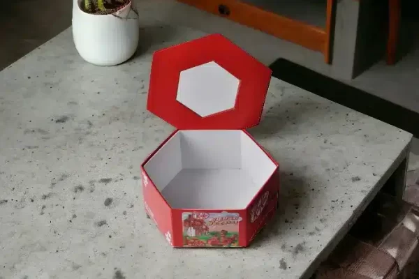 Custom printed Hexagonal Boxes