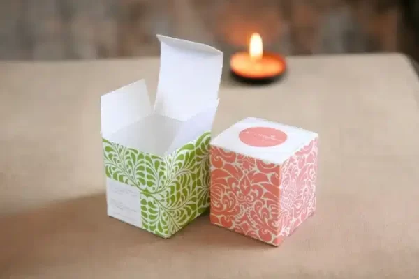 Custom printed candle Boxes