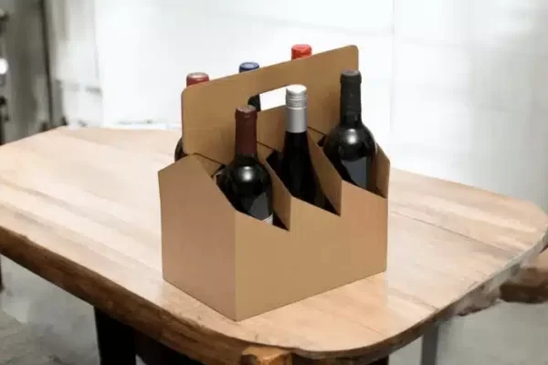 Three Wine Bottle Carriers with Insert