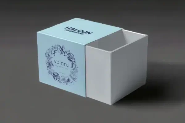 presentation boxes with logo